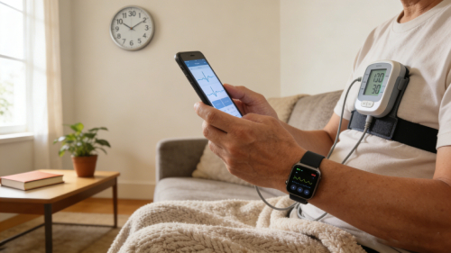 comparison between AI-powered remote patient monitoring and traditional RPM highlighting predictive analytics and real-time insights