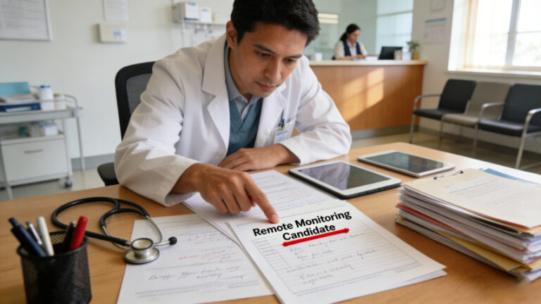 Step-by-step guide to implementing remote patient monitoring (RPM) in healthcare practices using devices, workflow, and software platforms.