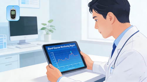 Common Remote Patient Monitoring devices including blood pressure monitors, glucose meters, ECG patches, and pulse oximeters used in chronic disease management.