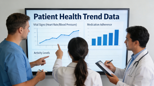 RPM workflow for chronic disease management including data collection monitoring and provider intervention