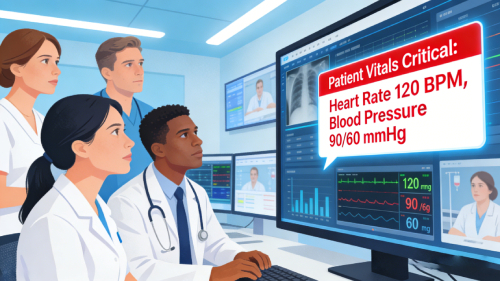 Wearable remote patient monitoring devices such as smartwatches and biosensors used for continuous patient health tracking.