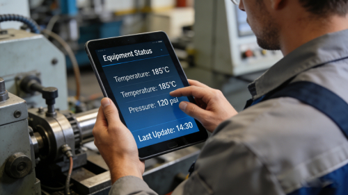 comparison between edge and cloud computing in industrial remote monitoring systems showing differences in latency, scalability, and processing
