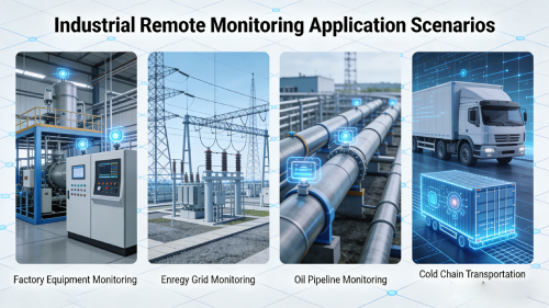 Data Flow in Industrial Remote Monitoring System - From Sensors to Cloud Platform