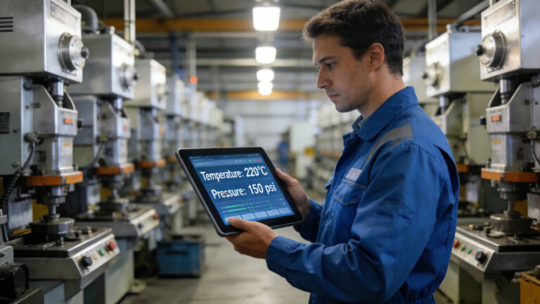 industrial remote monitoring system architecture diagram showing sensors, gateway, cloud, and dashboard for data flow visualization