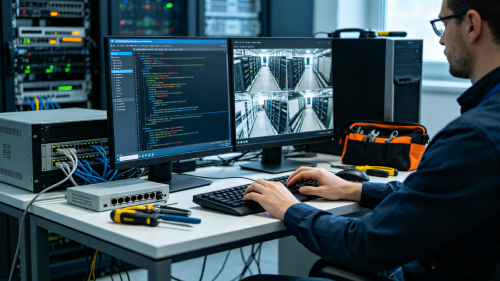 IoT monitoring security attack paths showing how hackers exploit remote monitoring devices networks and cloud systems