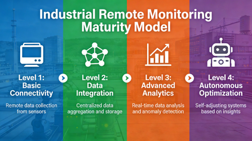Data Flow in Industrial Remote Monitoring System - From Sensors to Cloud Platform