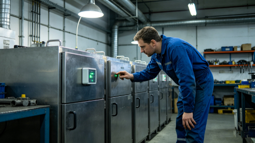 IoT monitoring system architecture diagram showing connectivity layers, sensors, and cloud data transmission