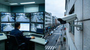 Remote vs on-site monitoring comparison chart showing cost, scalability, and response time differences