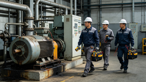 Step-by-step guide illustrating how to monitor industrial equipment in real time, from sensor installation to alerts and dashboard setup.