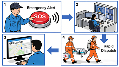 lone worker man down devices​