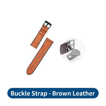 Buckle Strap - Brown Leather